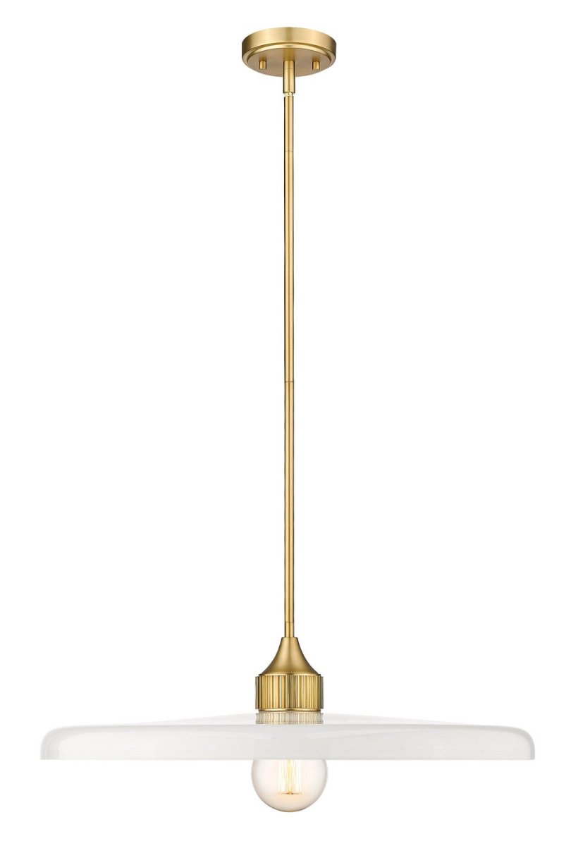 Suspension Paloma - Laiton ancien Opale brillant 24" by Z-Lite | Luminaires & cie