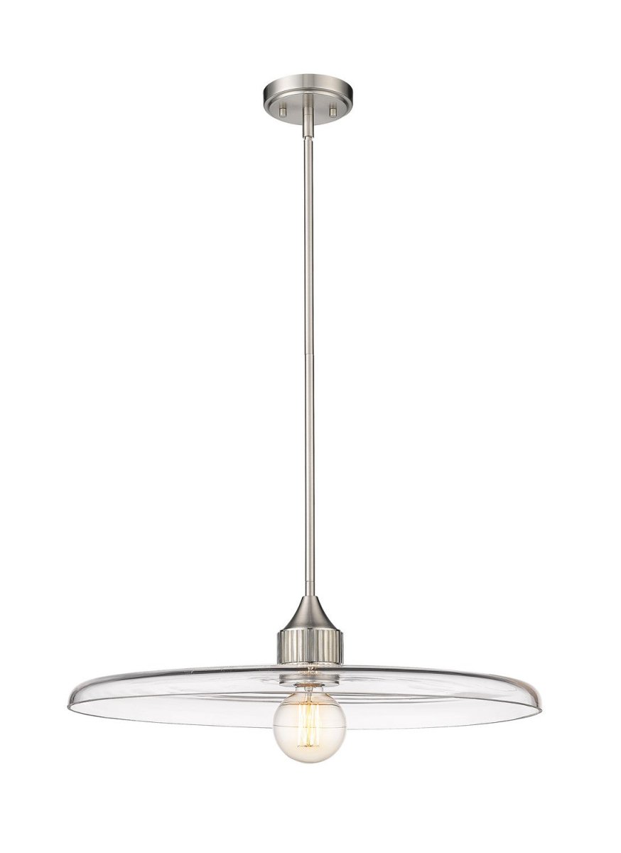 Suspension Paloma - Laiton ancien Transparent 24" by Z-Lite | Luminaires & cie