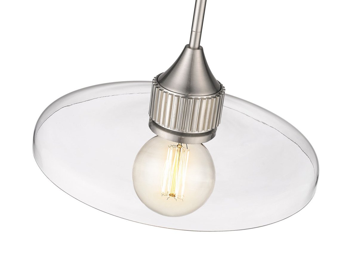 Suspension Paloma - Laiton ancien Transparent 24" by Z-Lite | Luminaires & cie