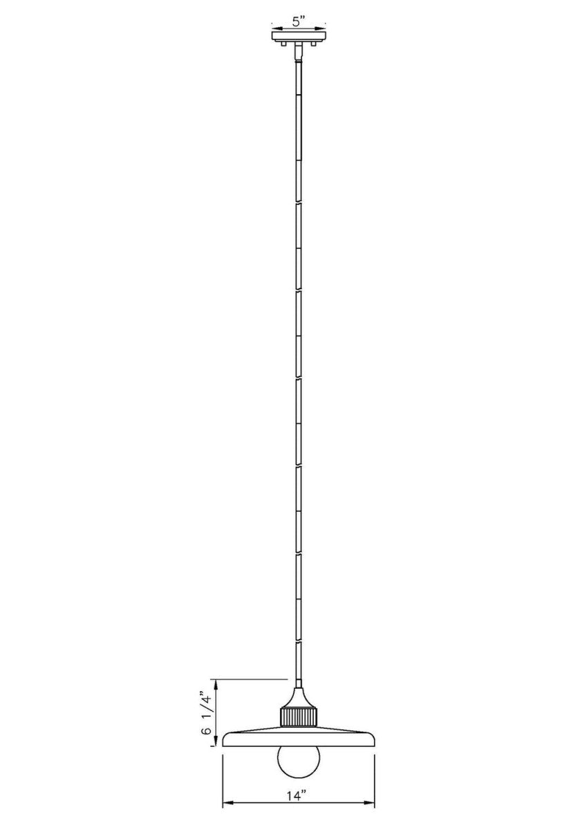 Suspension Paloma - Laiton ancien Transparent 24" by Z-Lite | Luminaires & cie