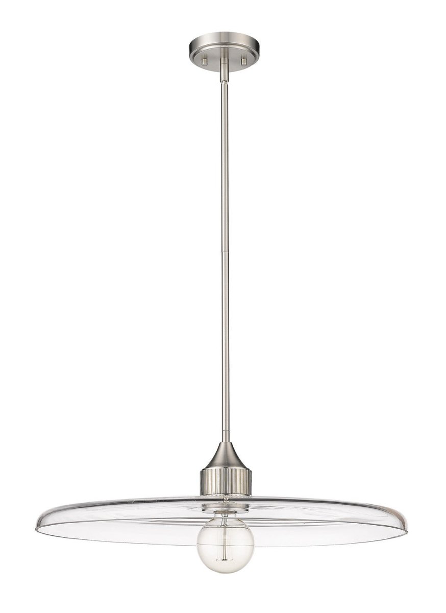 Suspension Paloma - Laiton ancien Transparent 24" by Z-Lite | Luminaires & cie