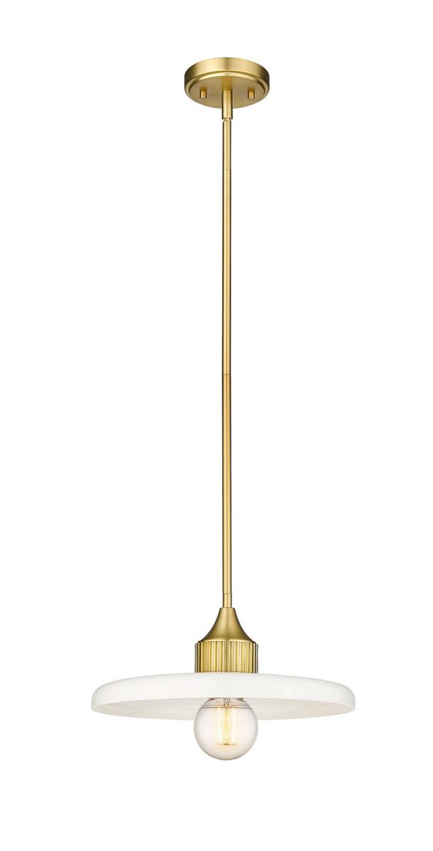 Suspension Paloma - Laiton ancien Transparent 24" by Z-Lite | Luminaires & cie
