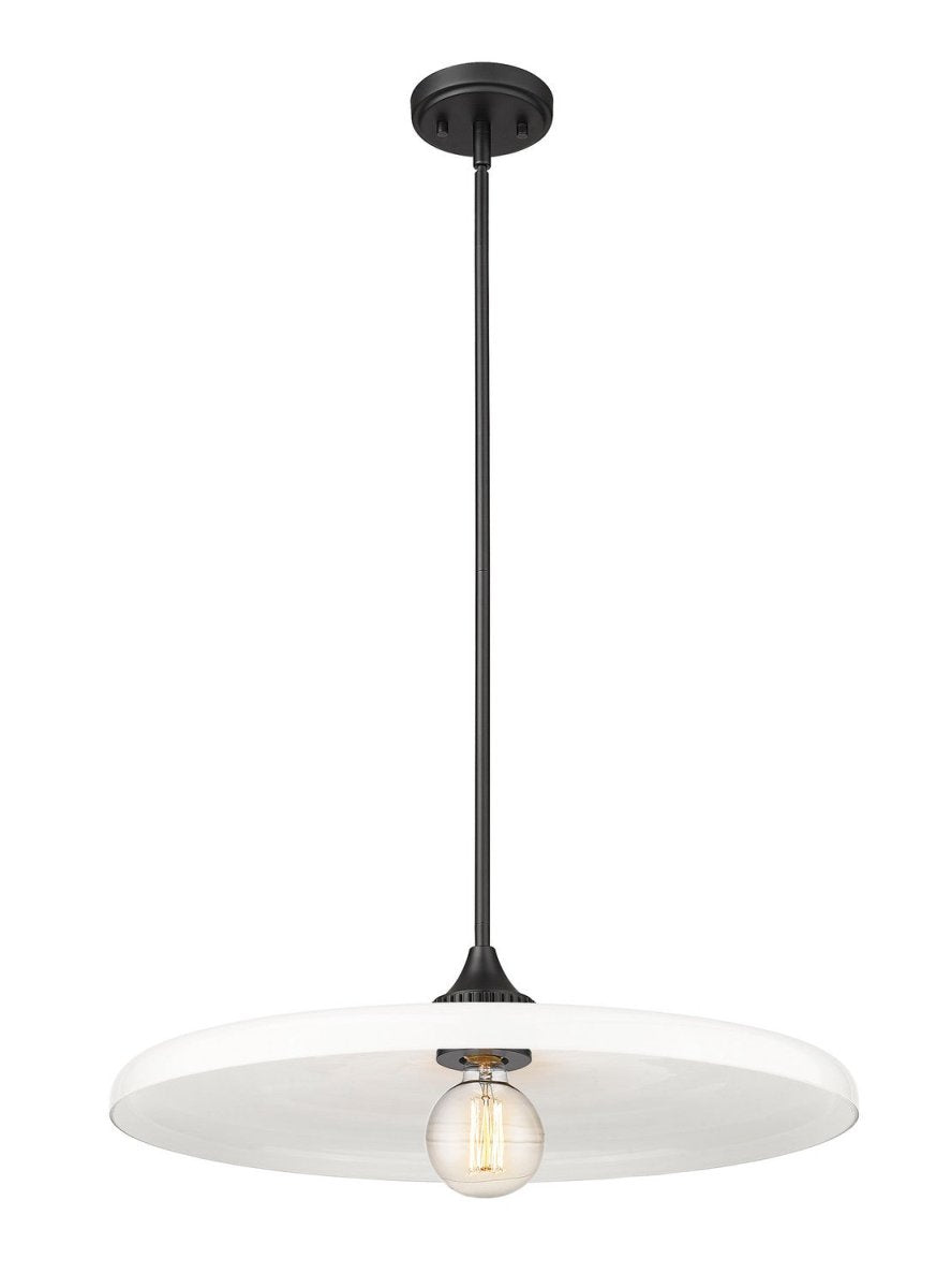 Suspension Paloma - Laiton ancien Transparent 24" by Z-Lite | Luminaires & cie