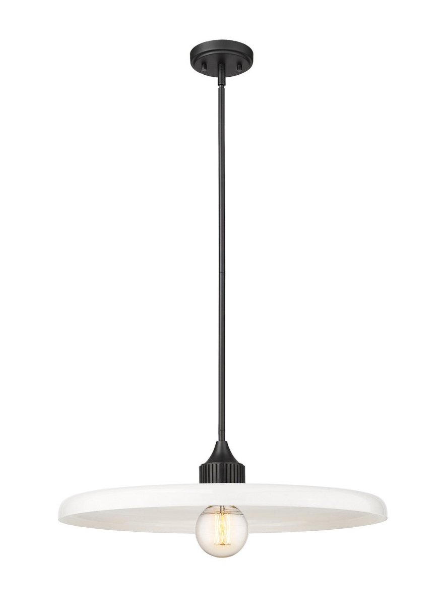 Suspension Paloma - Laiton ancien Transparent 24" by Z-Lite | Luminaires & cie