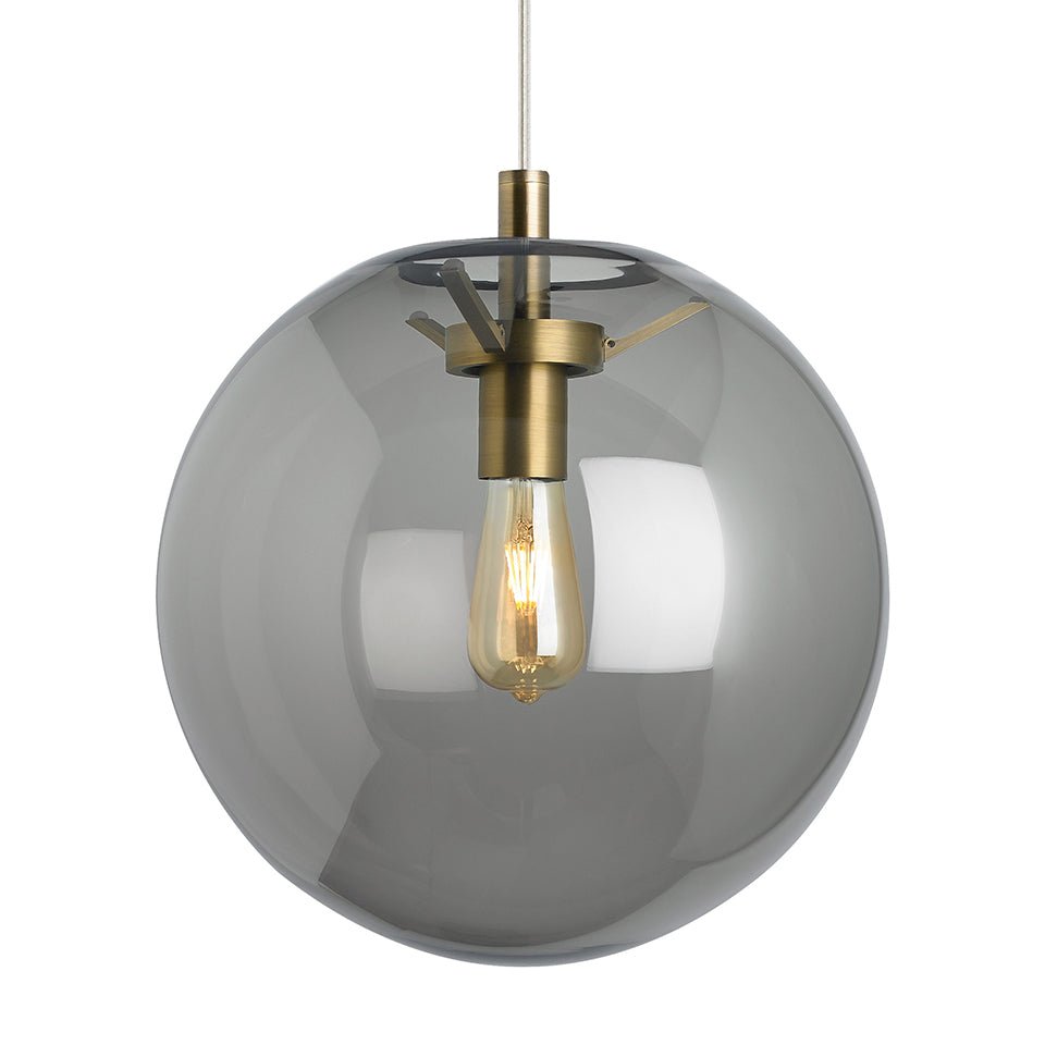 Suspension Palona - Laiton vieilli Fumée Oui by Tech Lighting | Luminaires & cie