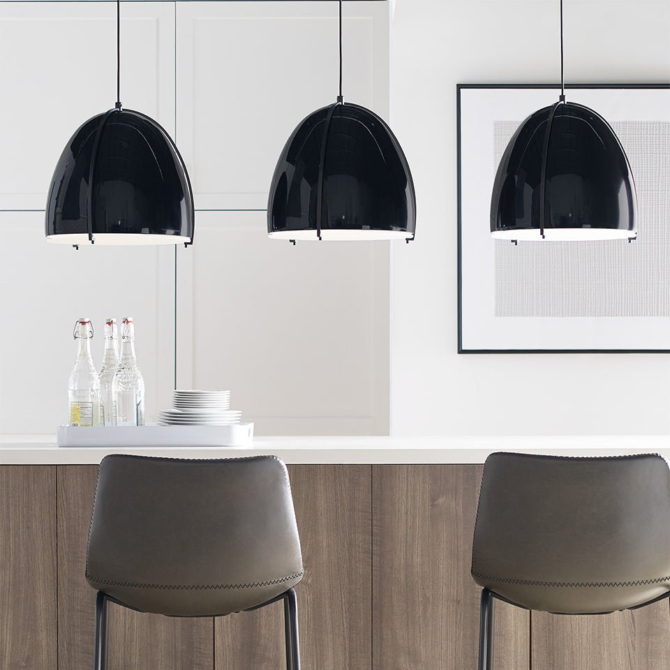 Suspension Paravo - Noir brillant/Noir mat Non by Tech Lighting | Luminaires & cie