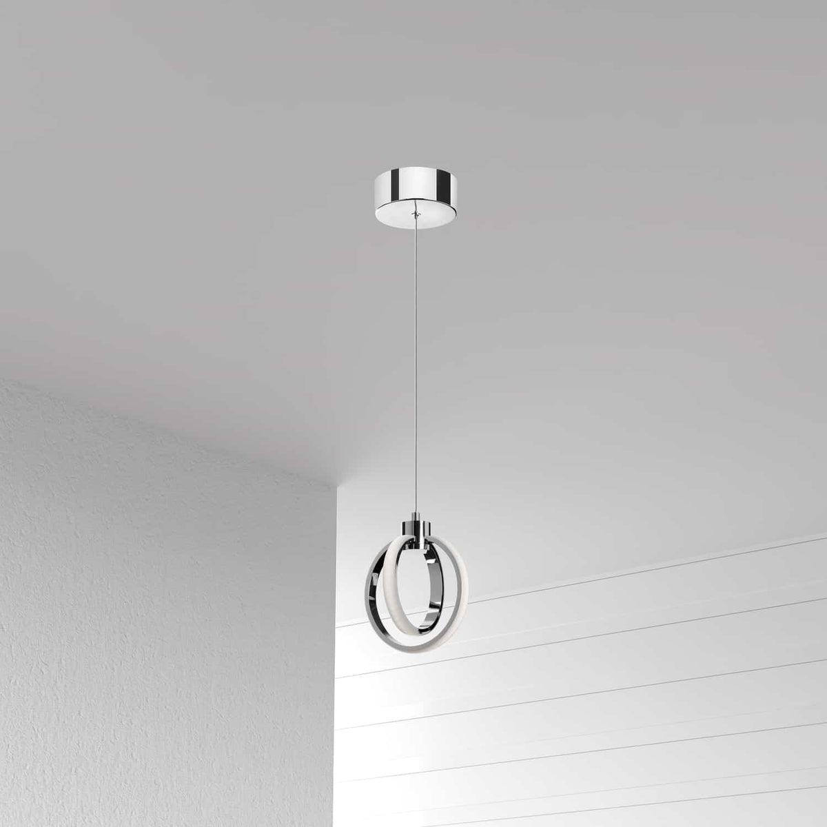 Mini-suspension Parson Chrome poli – vue 2