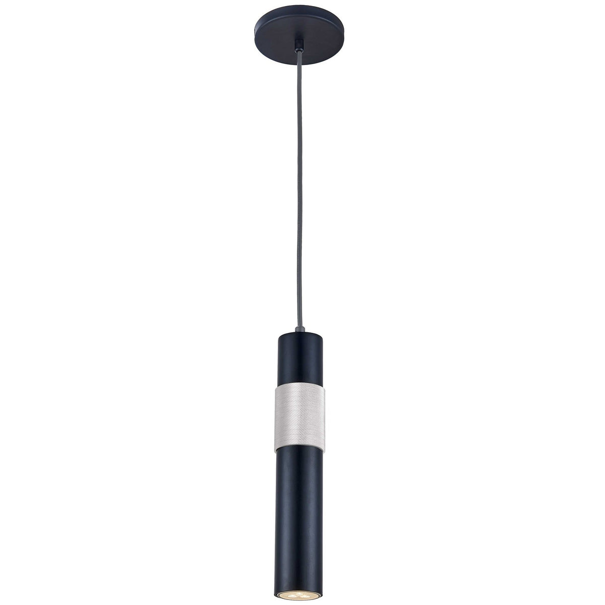 Mini-suspension Passwell Noir mat et Chrome satiné – Dainolite