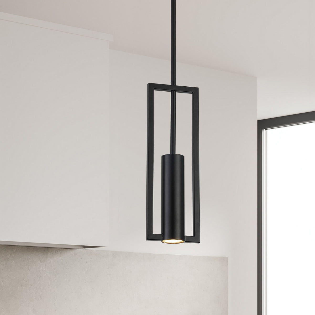 Mini-suspension Pauline Noir mat – vue 2