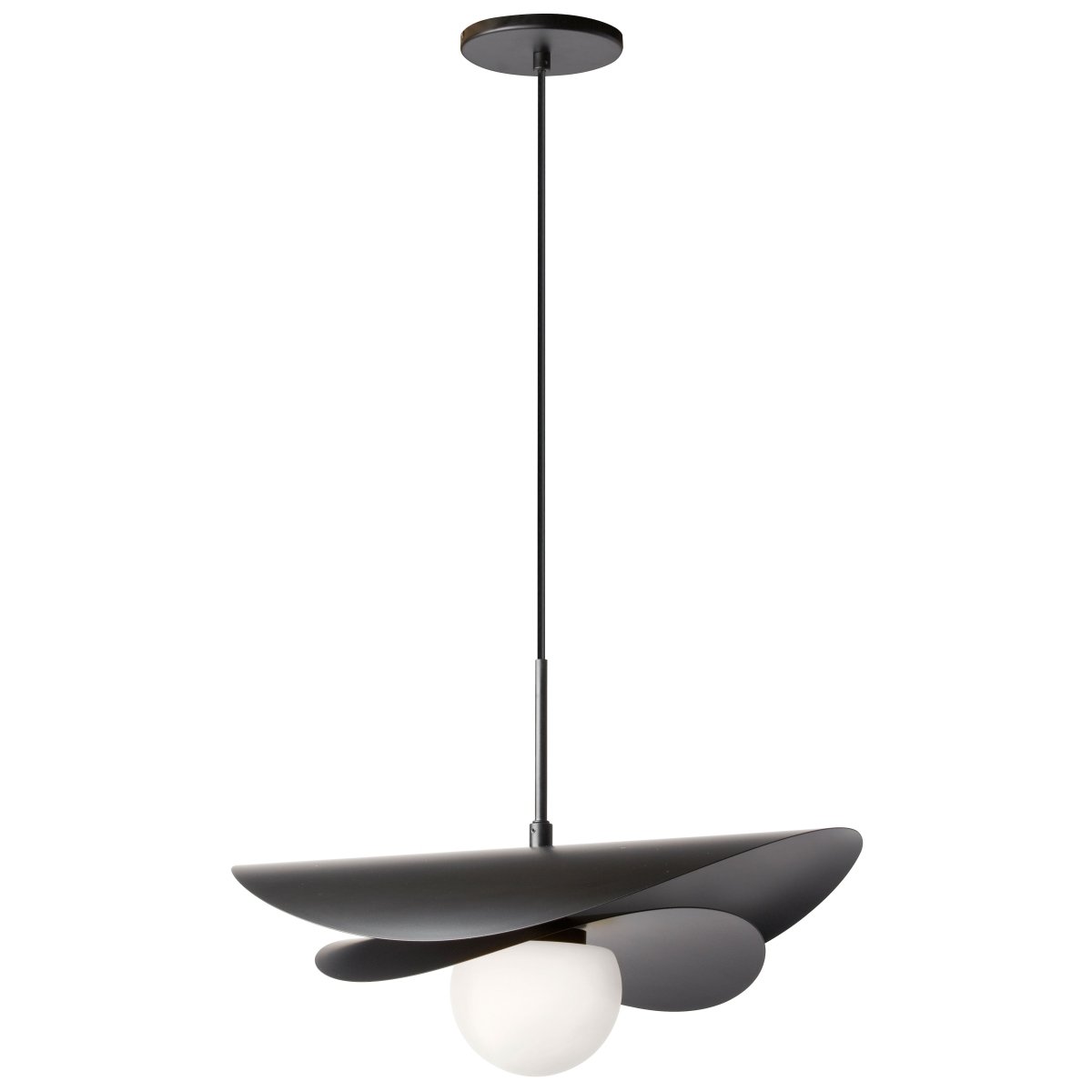 Suspension Paven - Noir mat by Dainolite | Luminaires & cie