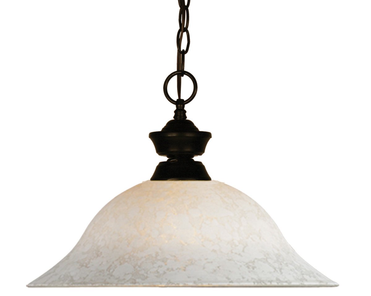 Suspension Pendant Lights - Bronze Blanc tacheté 16" by Z-Lite | Luminaires & cie