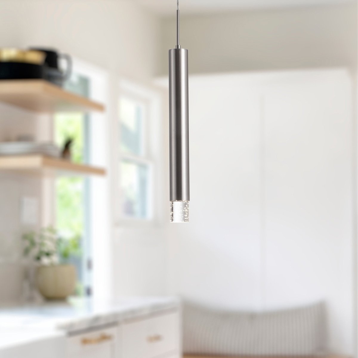 Suspension Pendula - Nickel brossé 20 7/8" by Kuzco Lighting | Luminaires & cie
