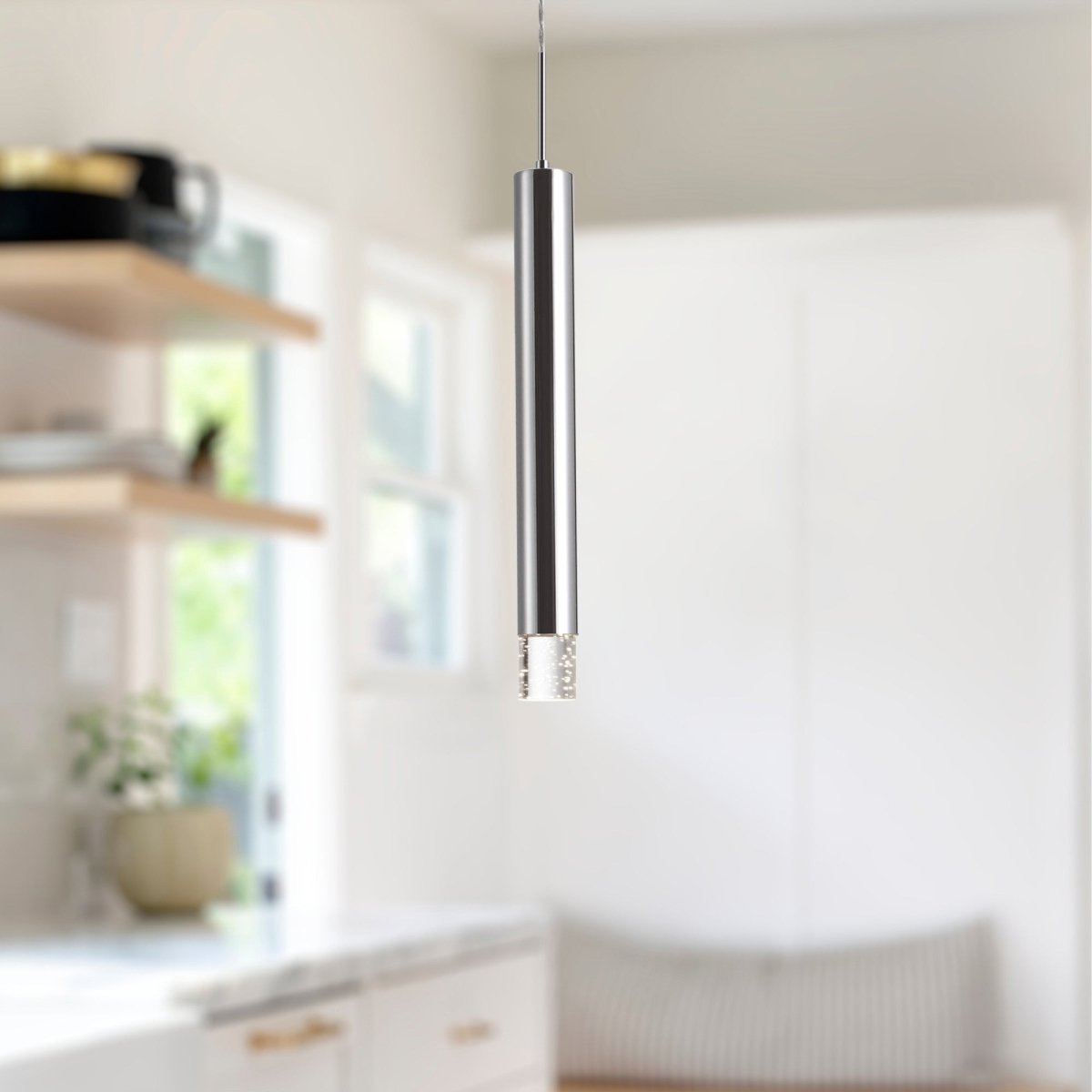 Suspension Pendula - Chrome 20 7/8" by Kuzco Lighting | Luminaires & cie