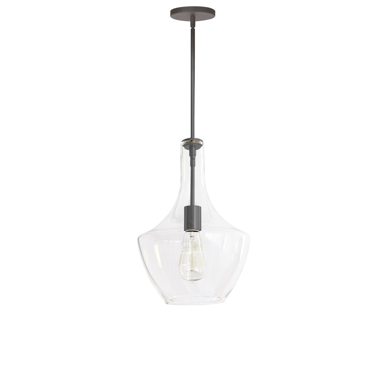 Suspension Petalite - Noir mat 10 1/4" by Dainolite | Luminaires & cie