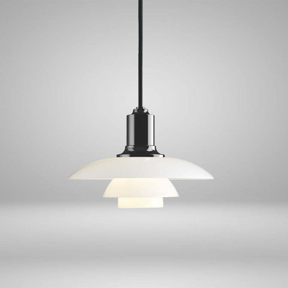 Suspension PH 2/1 - Noir métallisé by Louis Poulsen | Luminaires & cie