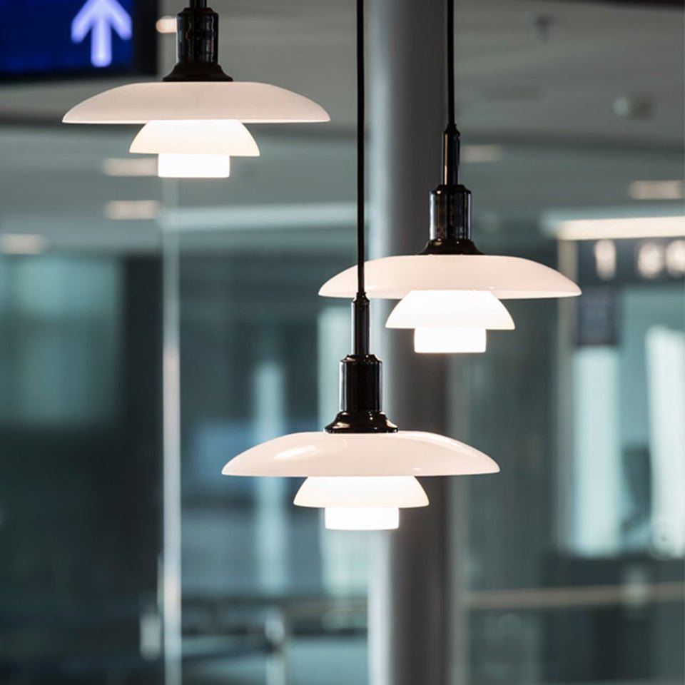 Suspension PH 3/2 - Noir métallisé by Louis Poulsen | Luminaires & cie