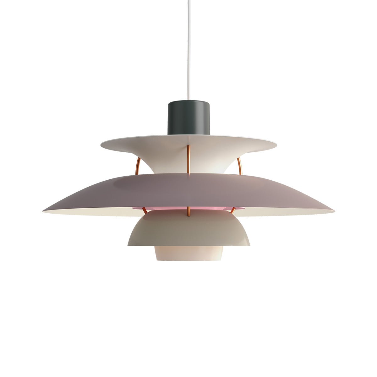 Suspension PH 5 - Teintes de gris by Louis Poulsen | Luminaires & cie