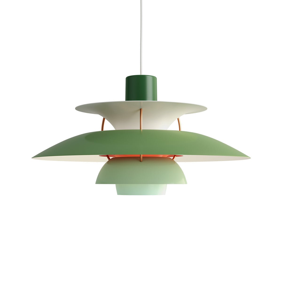Suspension PH 5 - Teintes de vert by Louis Poulsen | Luminaires & cie