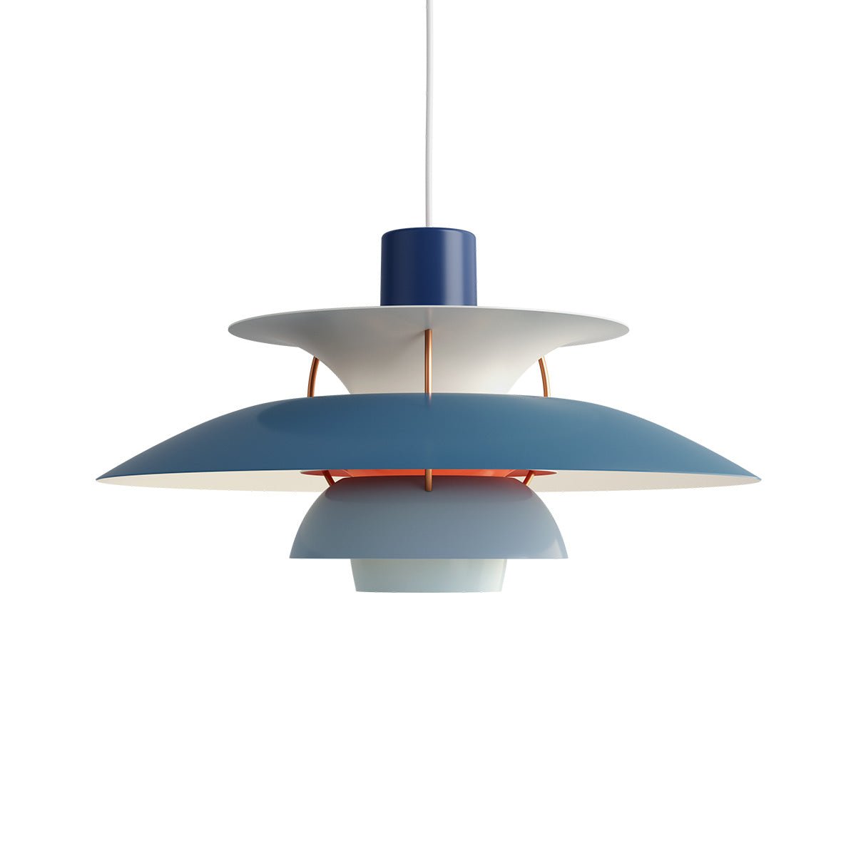 Suspension PH 5 - Teintes de bleu by Louis Poulsen | Luminaires & cie