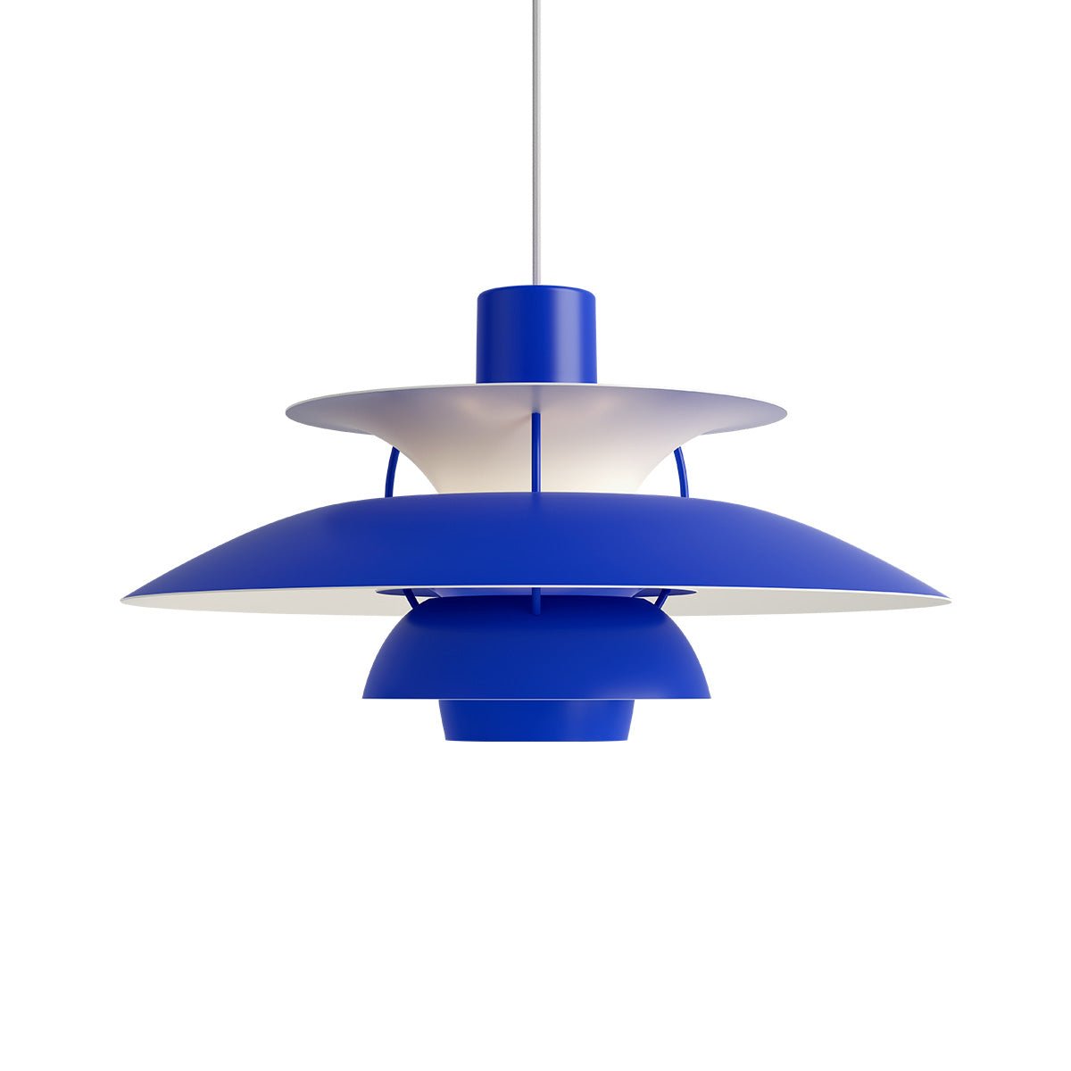 Suspension PH 5 - Bleu monochrome by Louis Poulsen | Luminaires & cie
