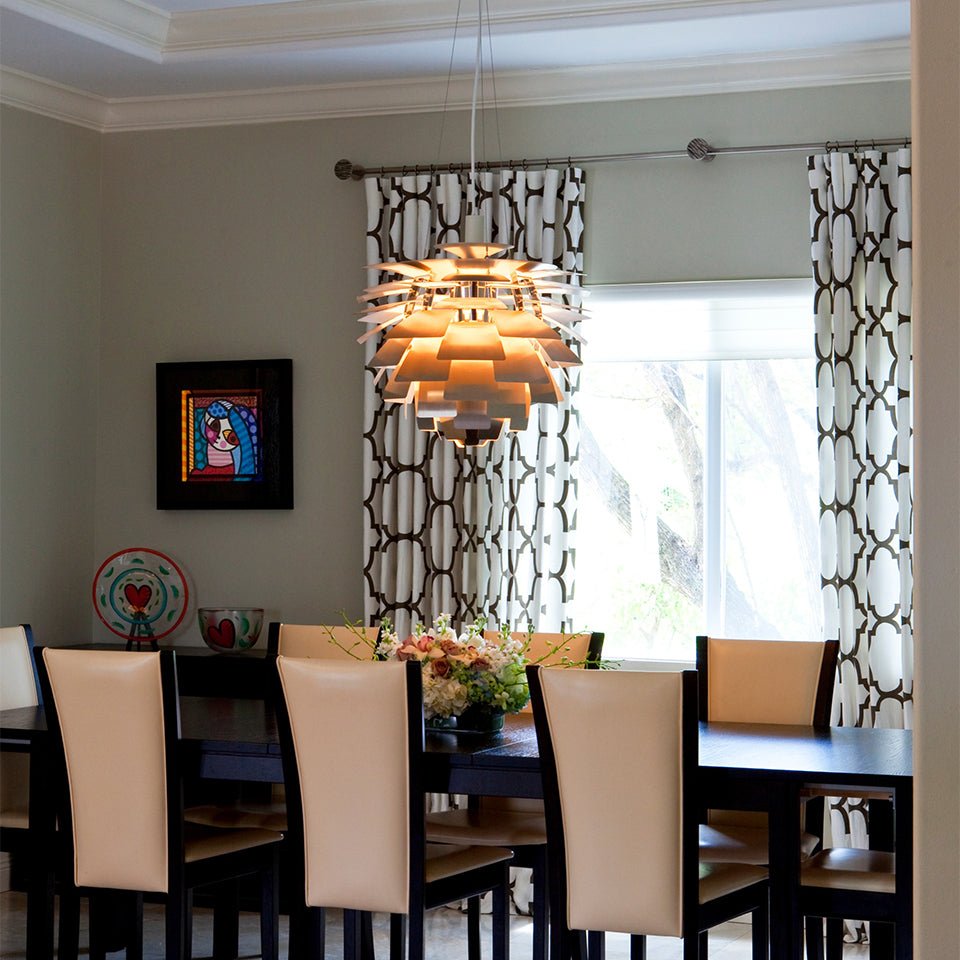 Suspension PH Artichoke - 33.1" Noir DEL 3000°K (Dim 0 - 10V) by Louis Poulsen | Luminaires & cie