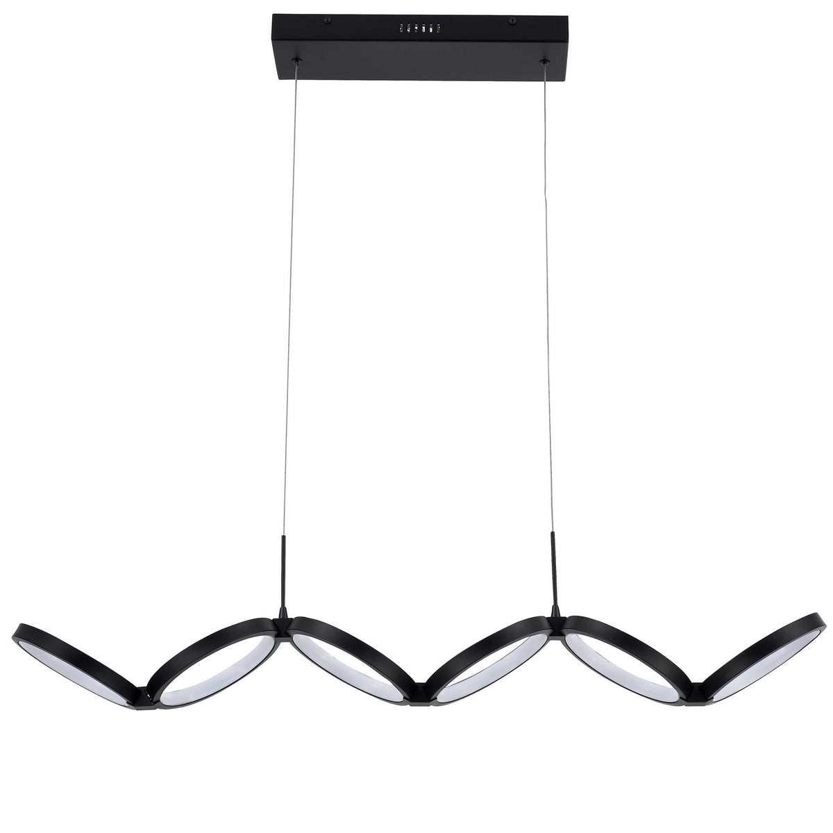 Suspension linéaire Philo Noir mat – Dainolite