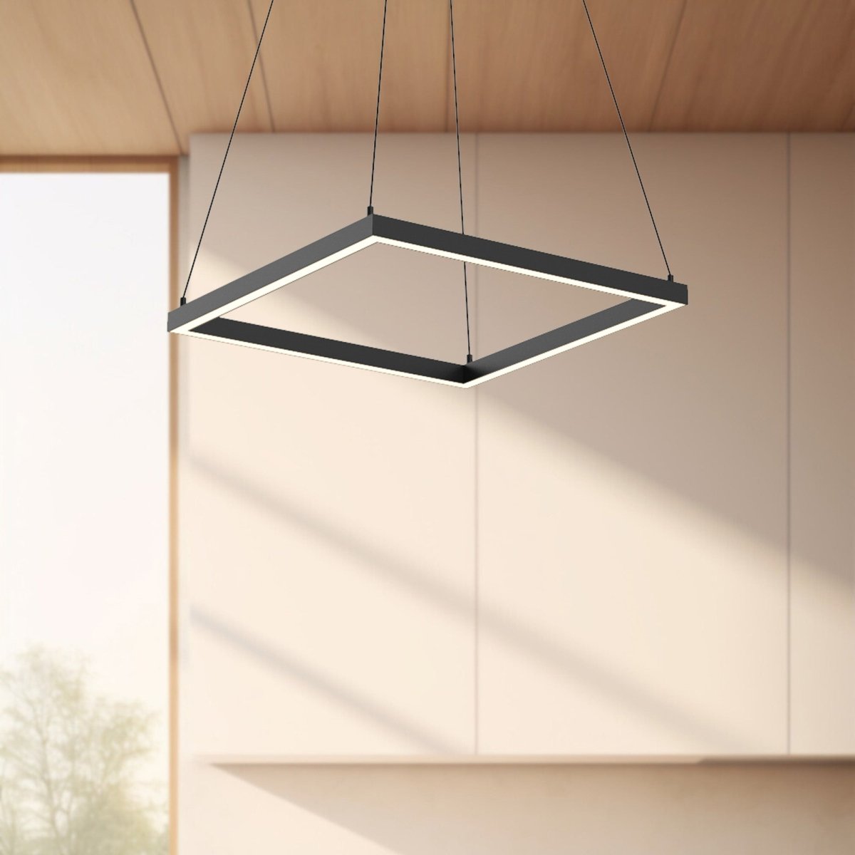 Suspension Piazza - Noir 17 3/4" by Kuzco Lighting | Luminaires & cie
