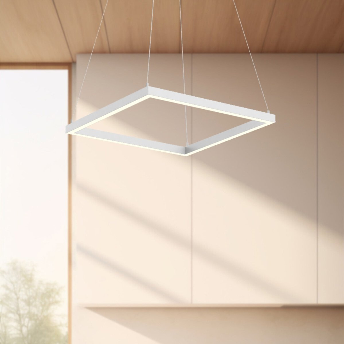 Suspension Piazza - Blanc 17 3/4" by Kuzco Lighting | Luminaires & cie