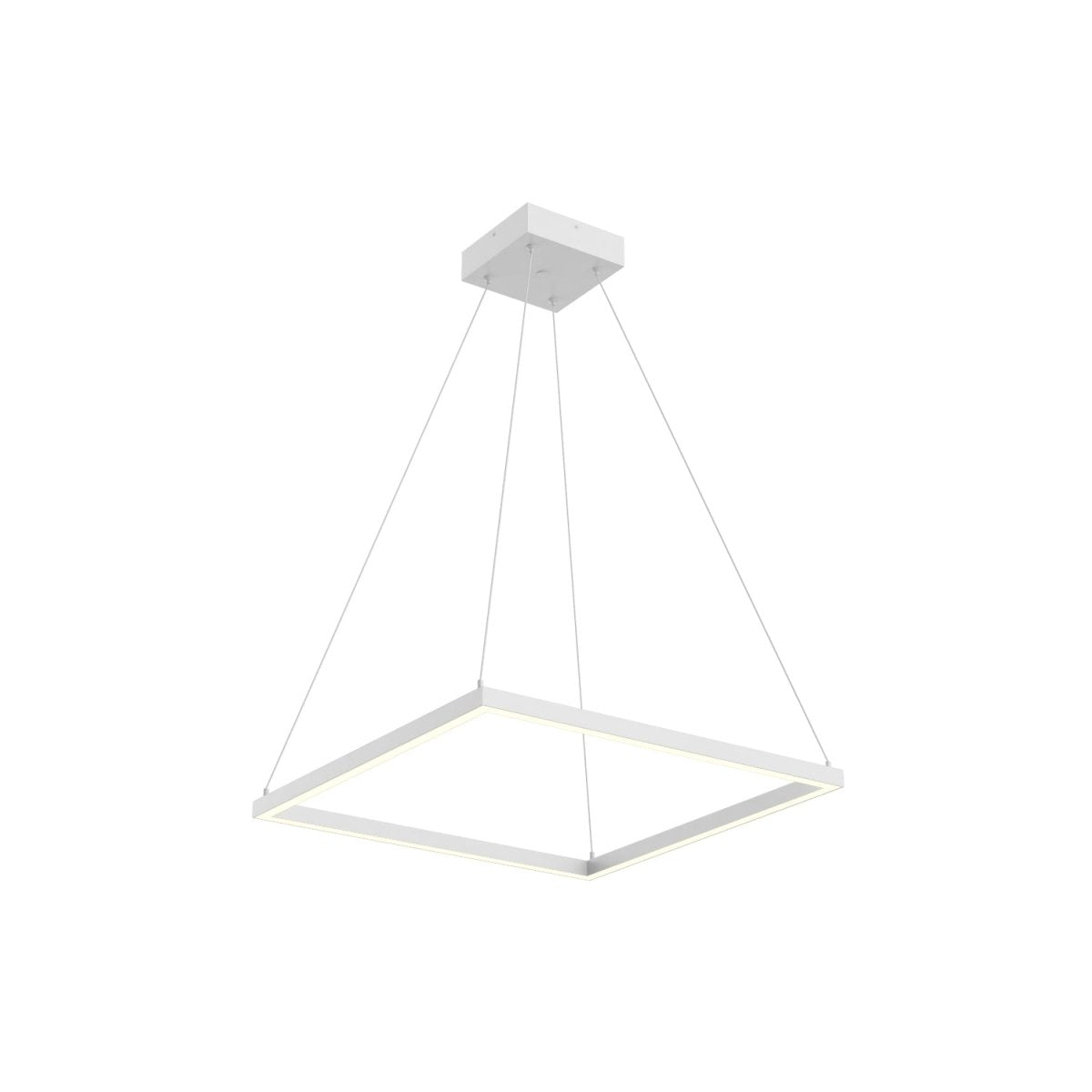 Suspension Piazza - Blanc 23 5/8" by Kuzco Lighting | Luminaires & cie