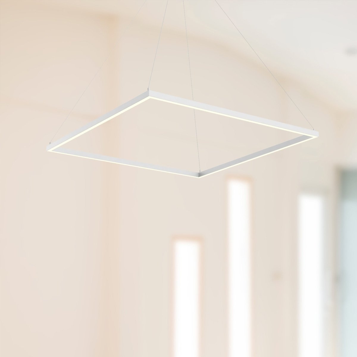 Suspension Piazza - Blanc 35 3/8" by Kuzco Lighting | Luminaires & cie