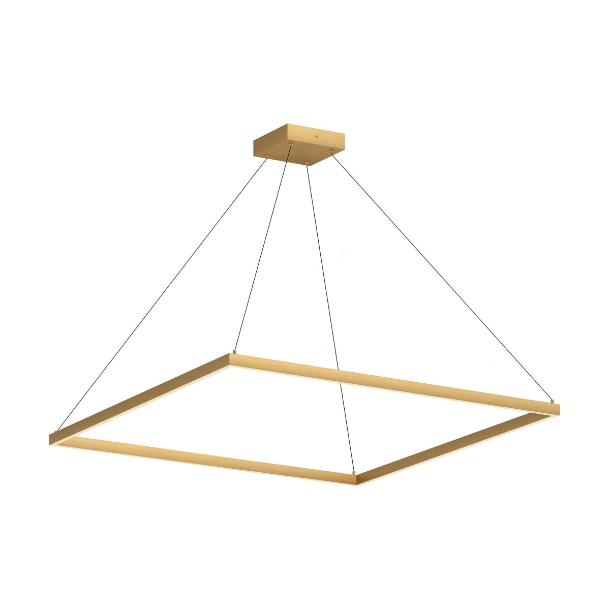 Suspension Piazza - Or brossé 47 1/4" by Kuzco Lighting | Luminaires & cie