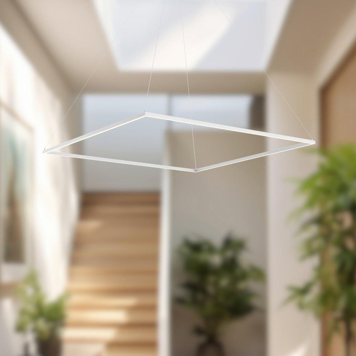 Suspension Piazza - Blanc 59" by Kuzco Lighting | Luminaires & cie