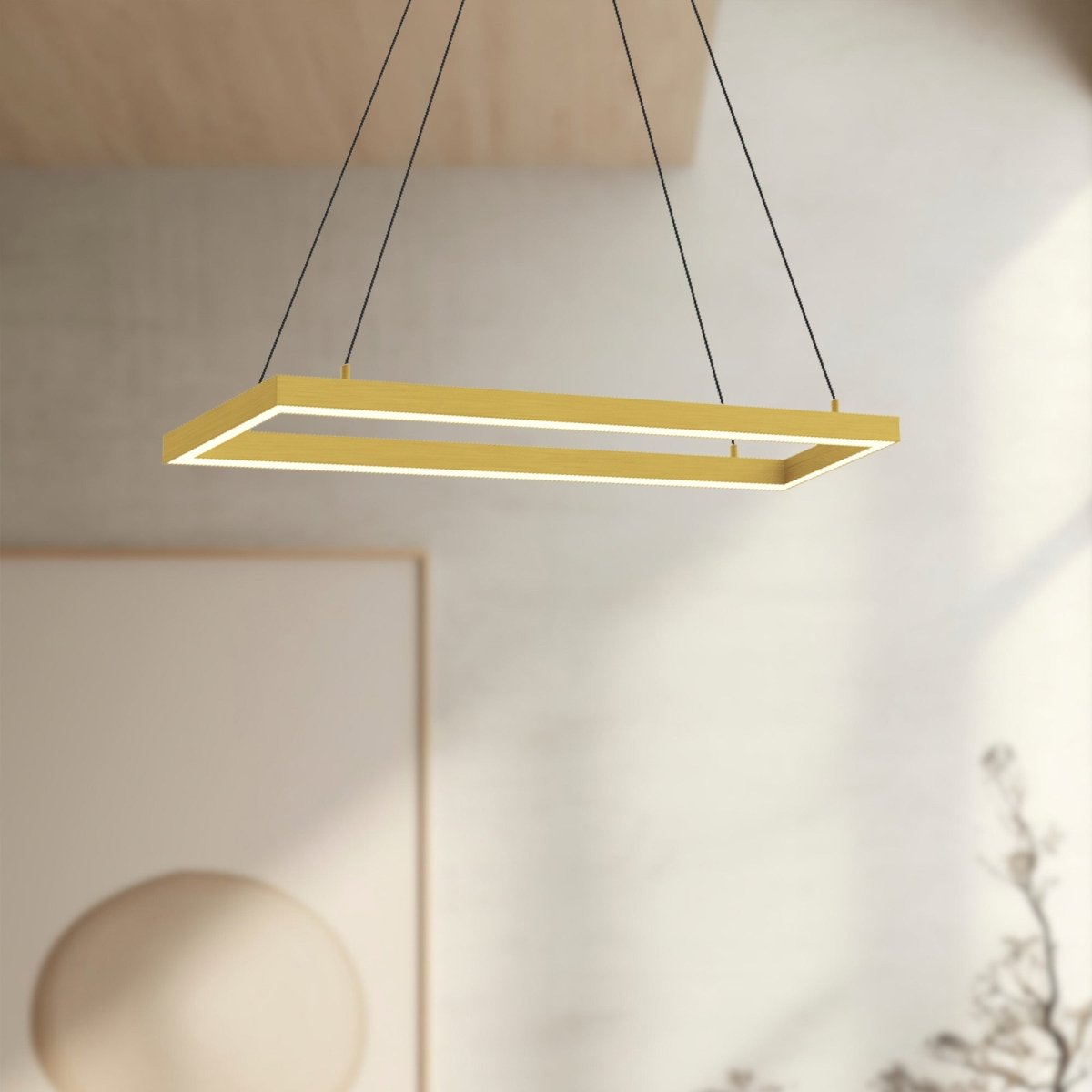 Suspension Piazza - Or brossé 5 7/8" by Kuzco Lighting | Luminaires & cie