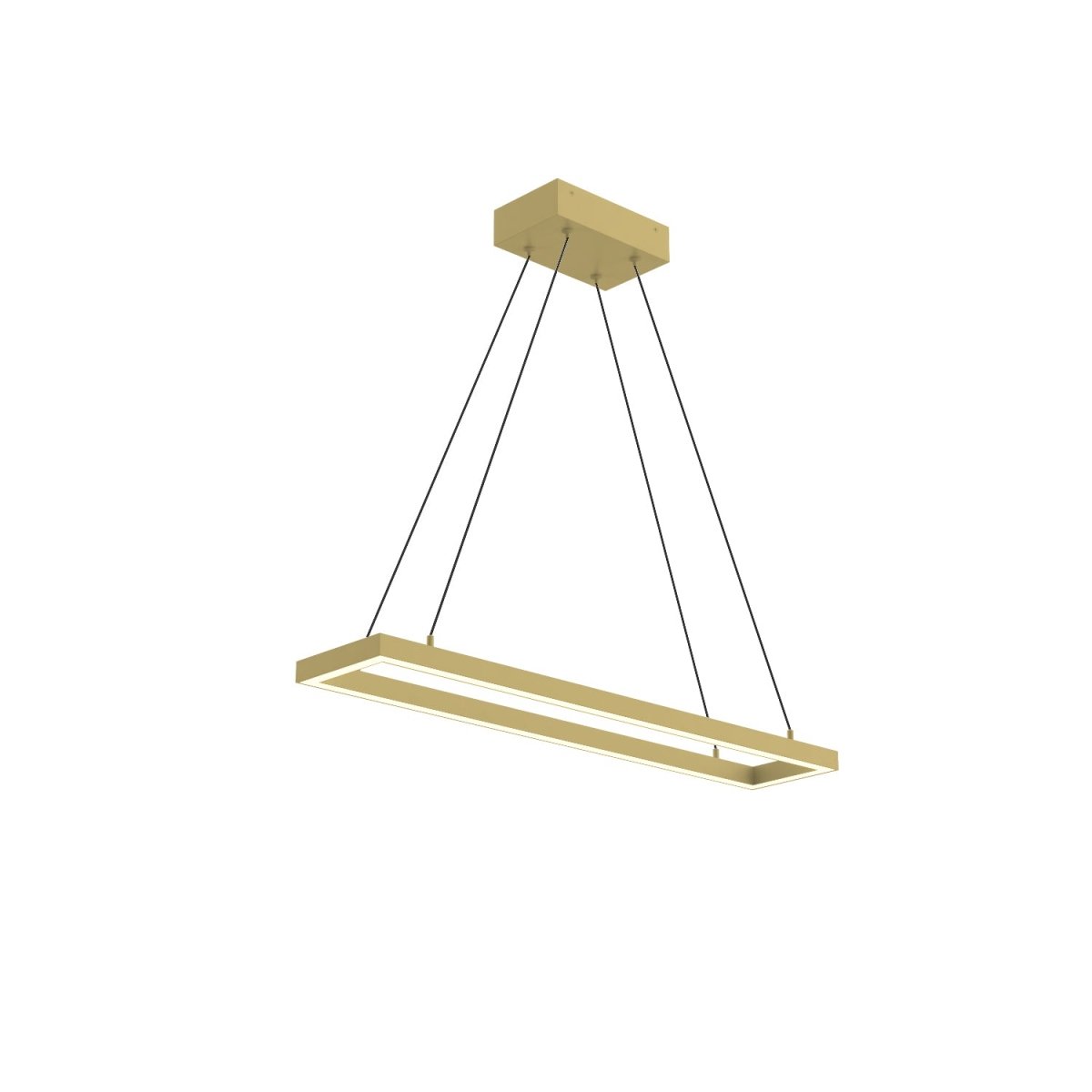 Suspension Piazza - Or brossé 5 7/8" by Kuzco Lighting | Luminaires & cie
