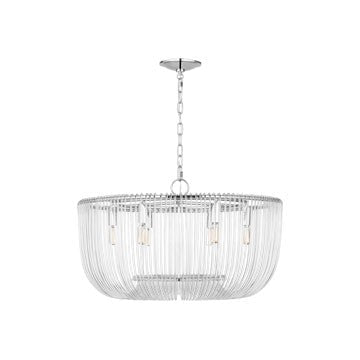 Suspension Pierce - Nickel poli 28" by Visual Comfort Studio | Luminaires & cie