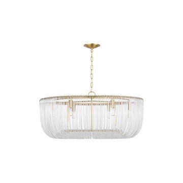 Suspension Pierce - Laiton bruni 36" by Visual Comfort Studio | Luminaires & cie