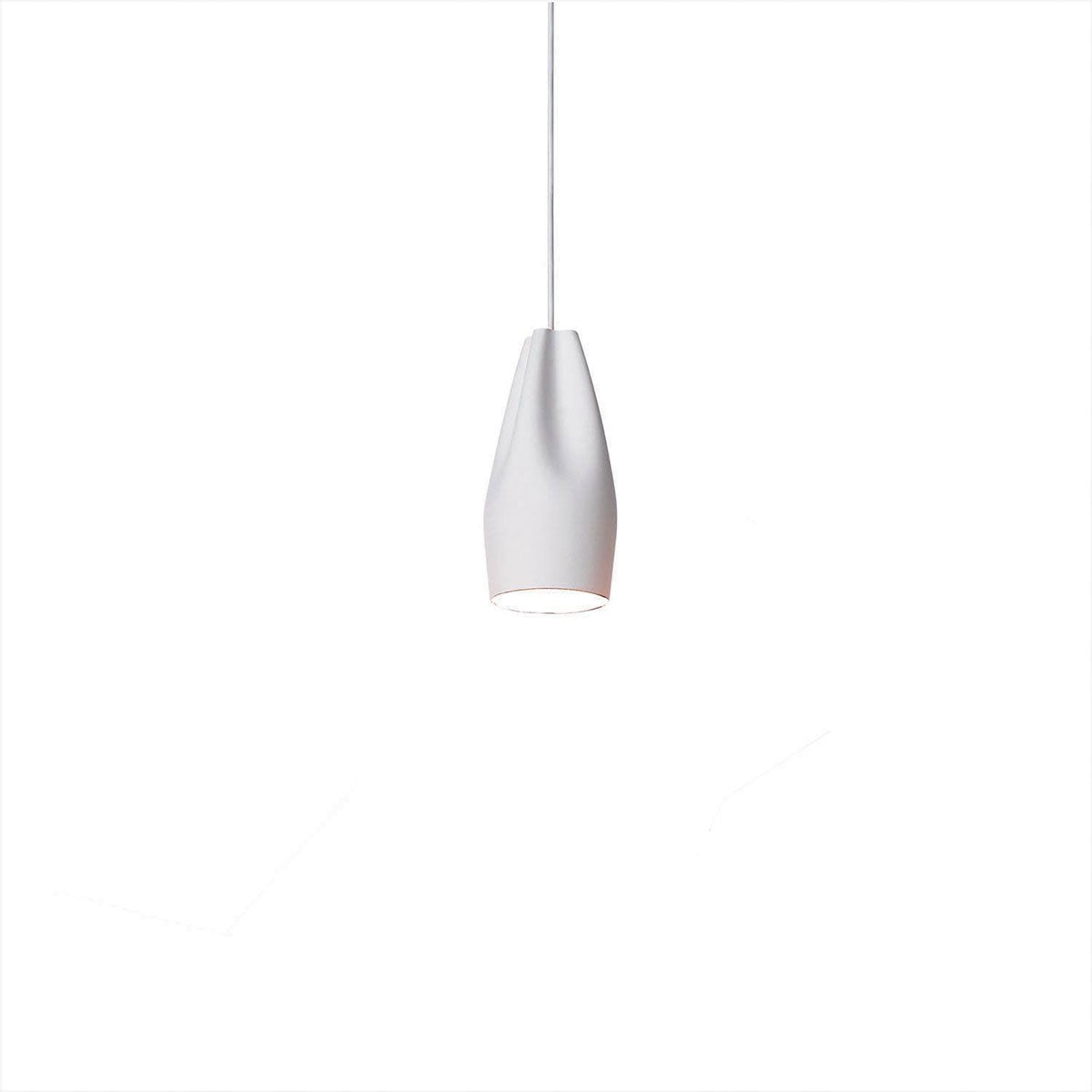 Suspension Pleat Box - Blanc/Blanc Pleat Box 13 (5.12") Incandescent E26 by Marset | Luminaires & cie