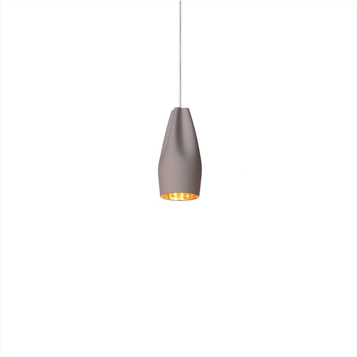 Suspension Pleat Box - Noir/Or Pleat Box 13 (5.12") DEL by Marset | Luminaires & cie