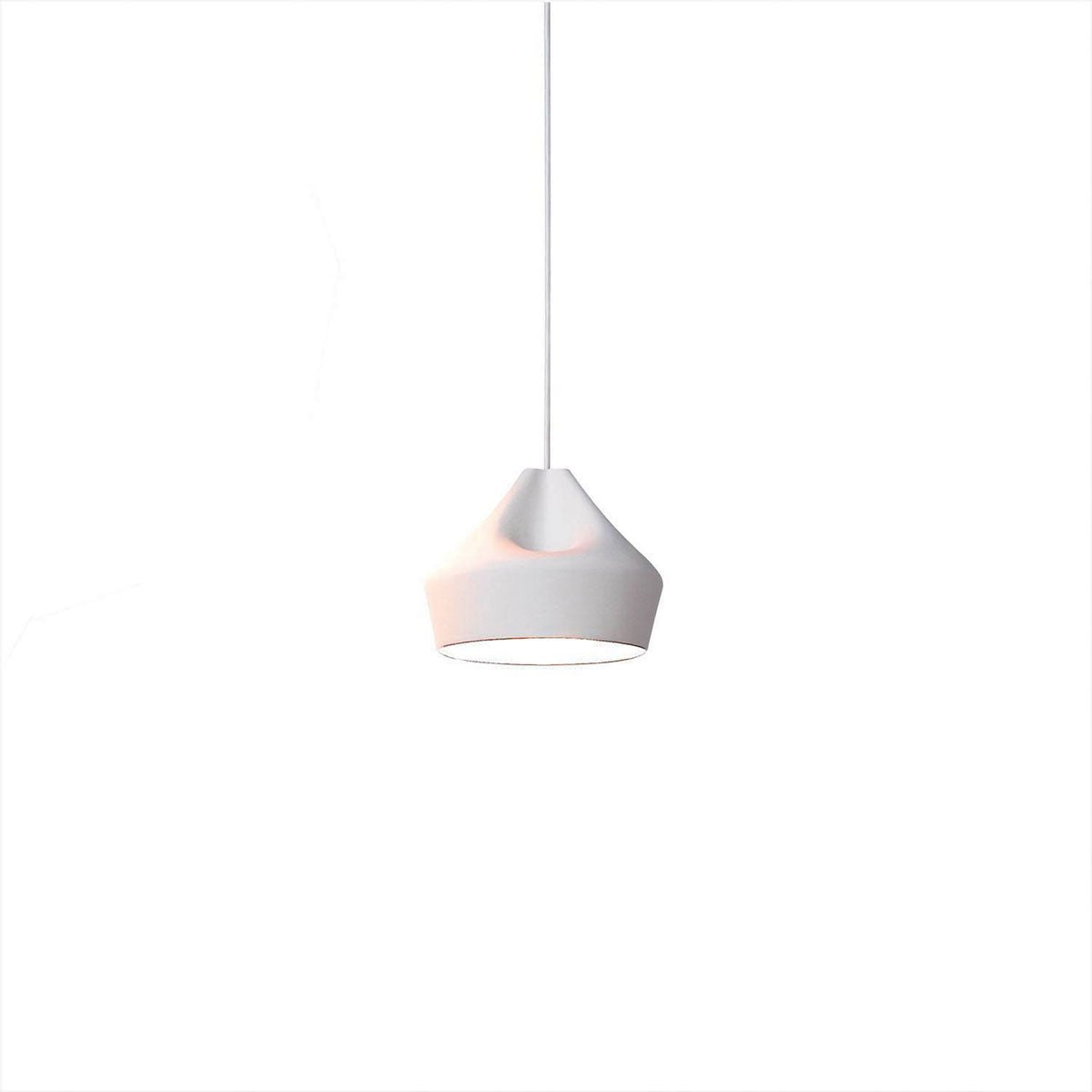 Suspension Pleat Box - Blanc/Blanc Pleat Box 24 (9.25") Incandescent E26 by Marset | Luminaires & cie