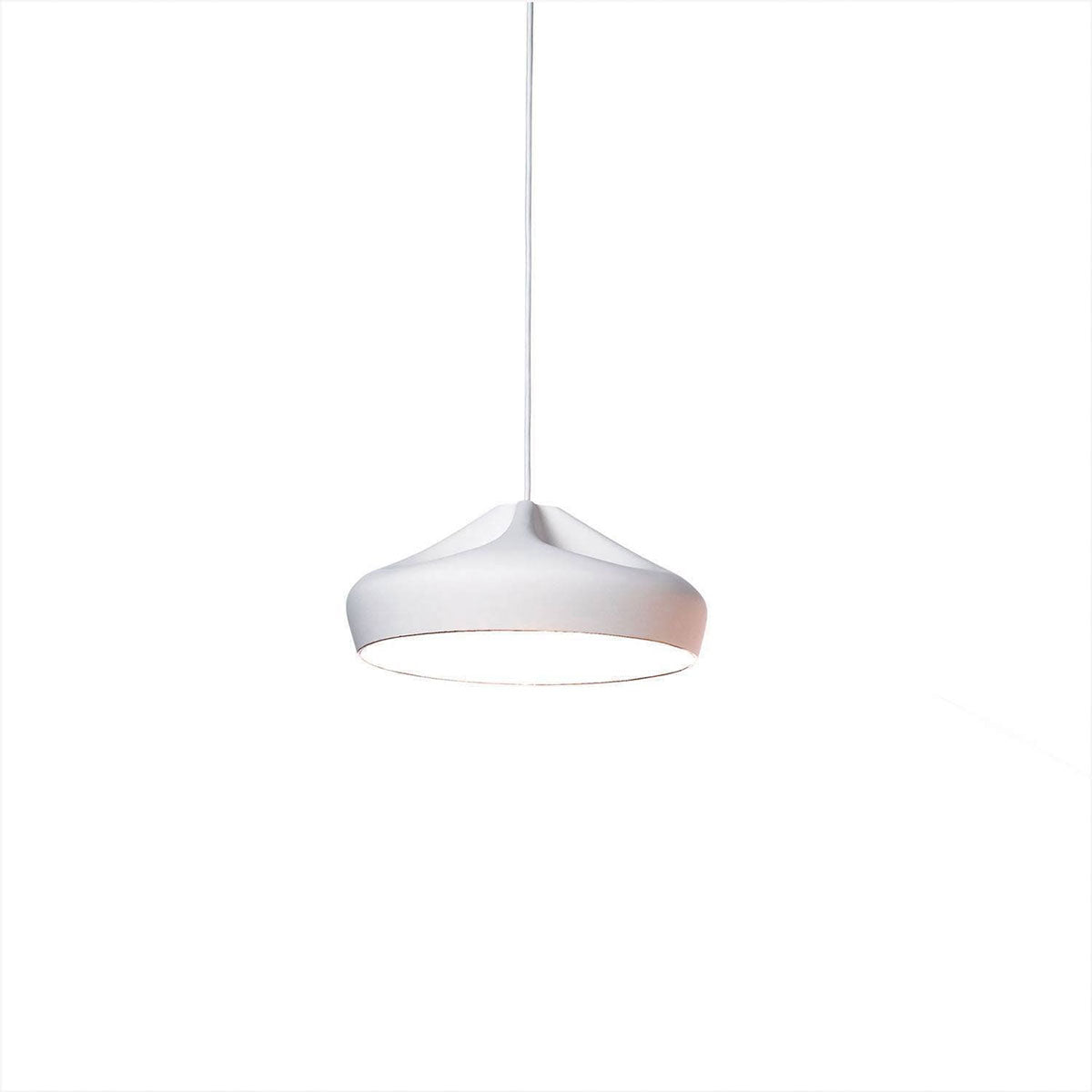 Suspension Pleat Box - Blanc/Blanc Pleat Box 36 (14.17") Incandescent E26 by Marset | Luminaires & cie