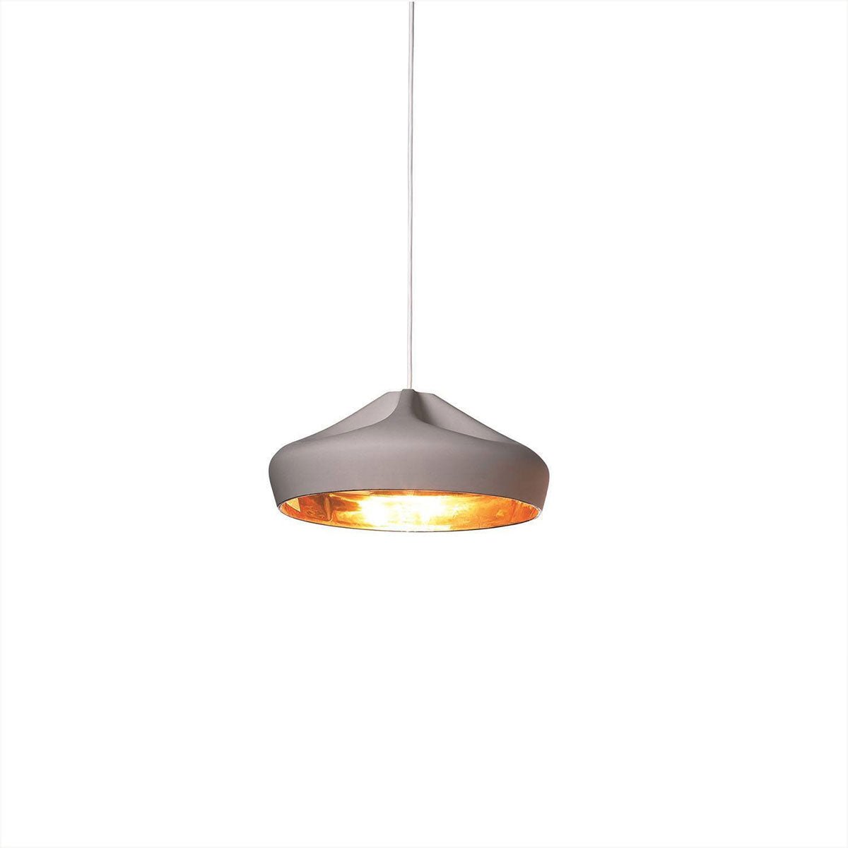 Suspension Pleat Box - Noir/Or Pleat Box 36 (14.17") Incandescent E26 by Marset | Luminaires & cie