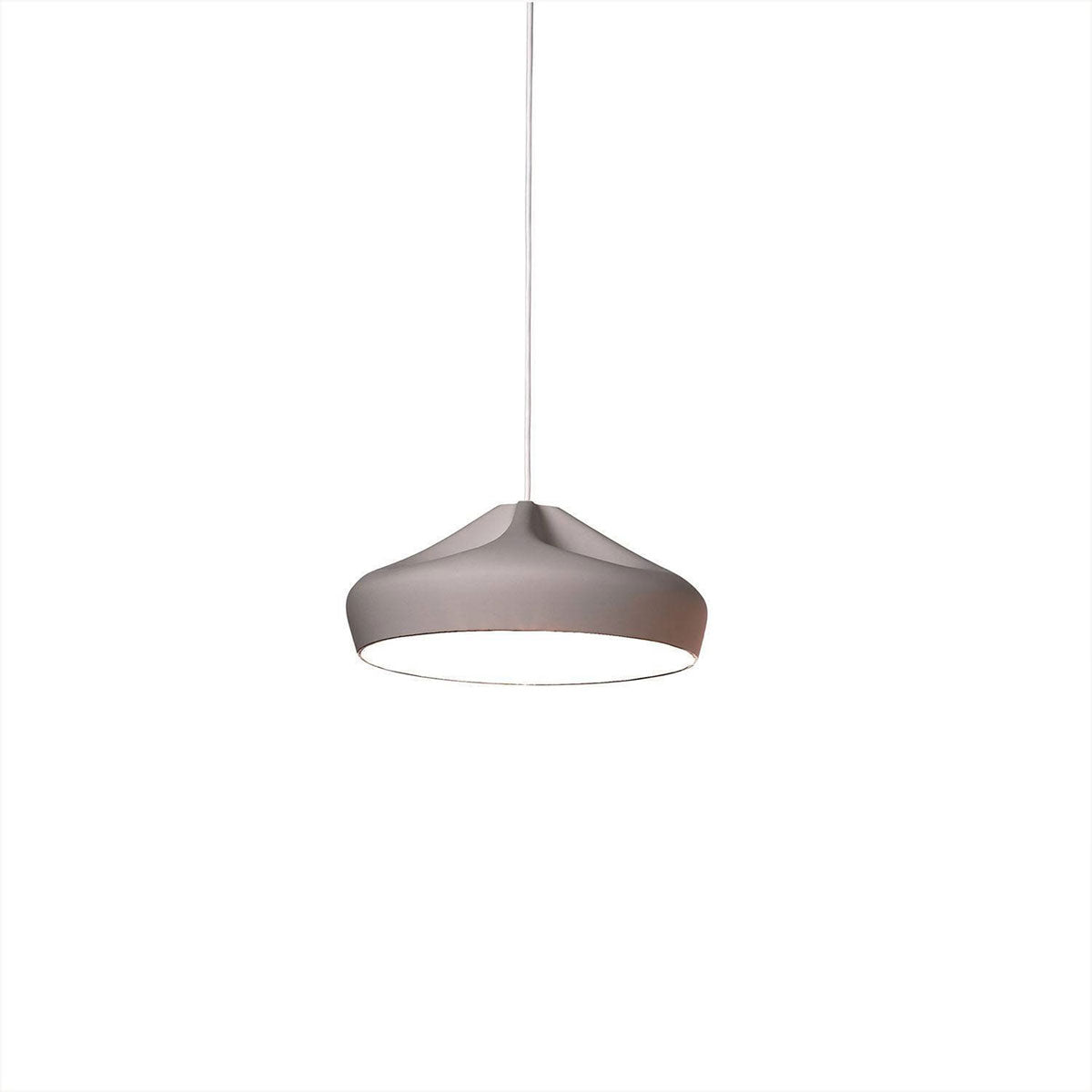 Suspension Pleat Box - Gris/Blanc Pleat Box 36 (14.17") DEL by Marset | Luminaires & cie