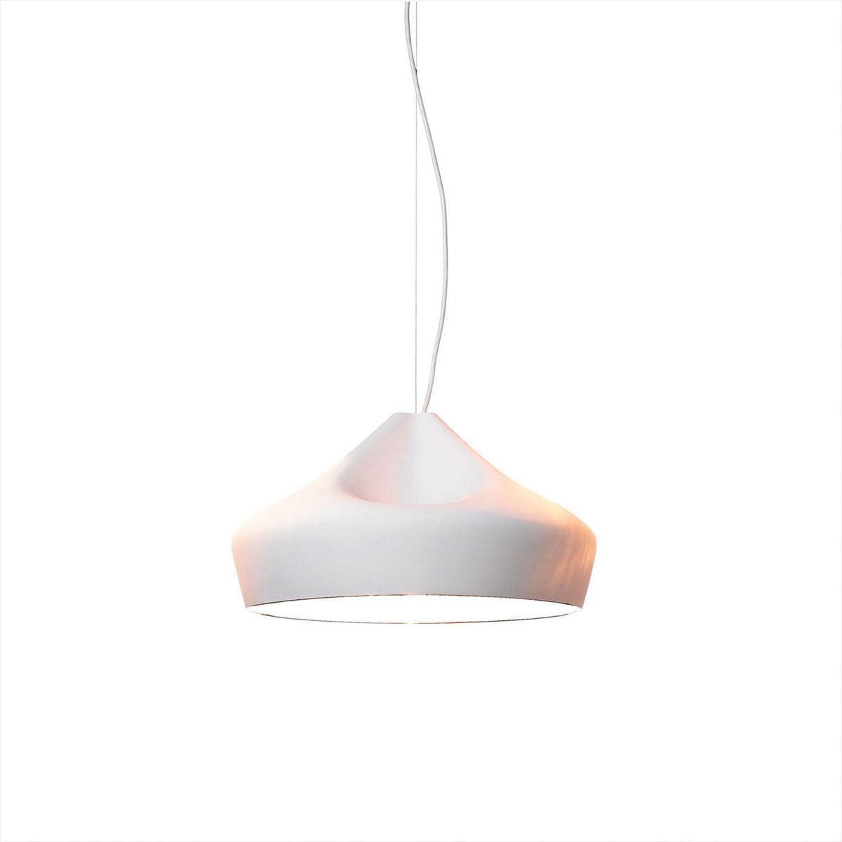 Suspension Pleat Box - Blanc/Blanc Pleat Box 47 (18.5") DEL by Marset | Luminaires & cie