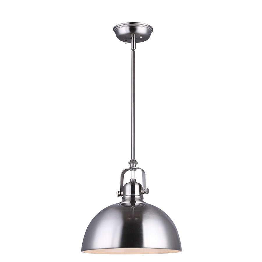 Suspension Polo - Nickel brossé 9" by Canarm | Luminaires & cie