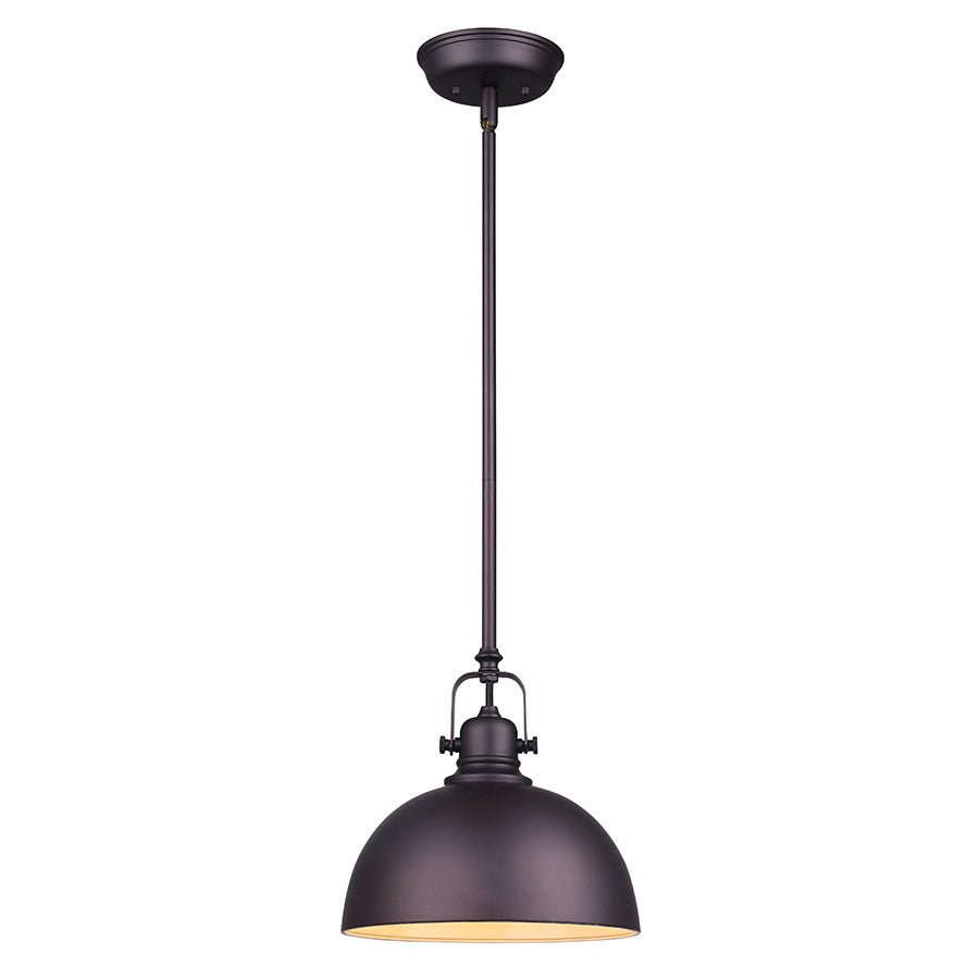 Suspension Polo - Bronze frotté d'huile 9" by Canarm | Luminaires & cie