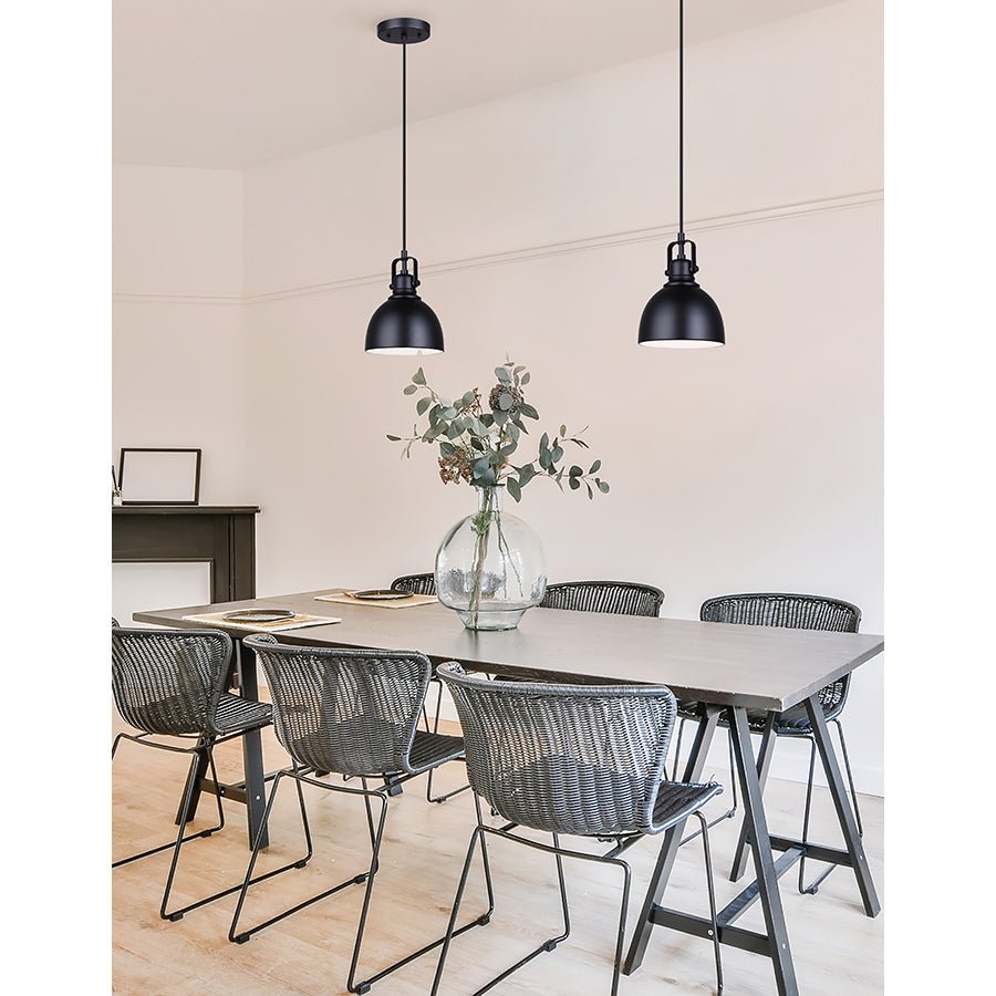 Suspension Polo - Noir mat 29 1/2" by Canarm | Luminaires & cie