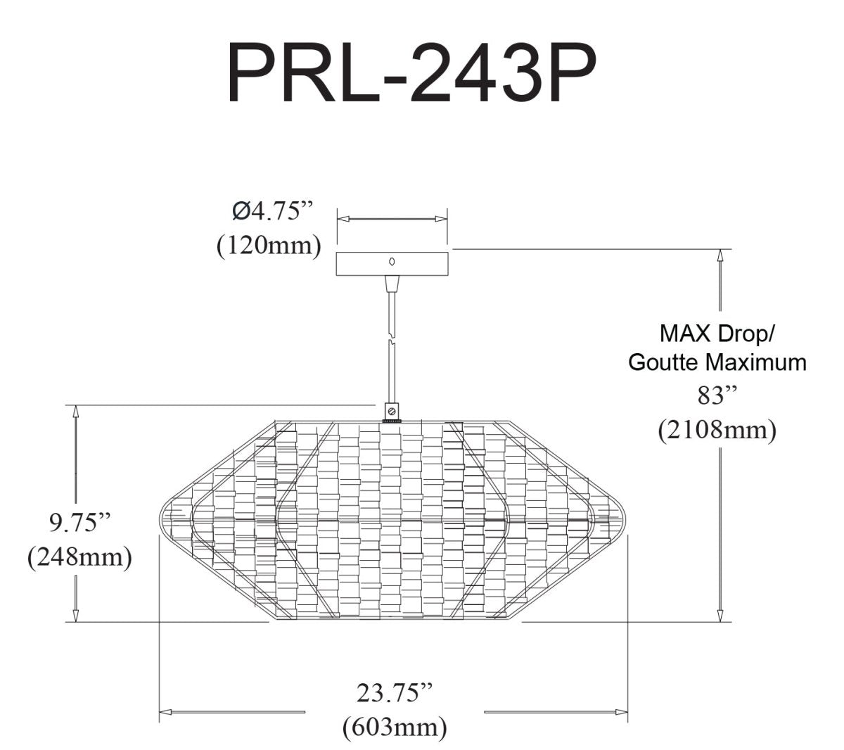 Suspension Pourel - by Dainolite | Luminaires & cie