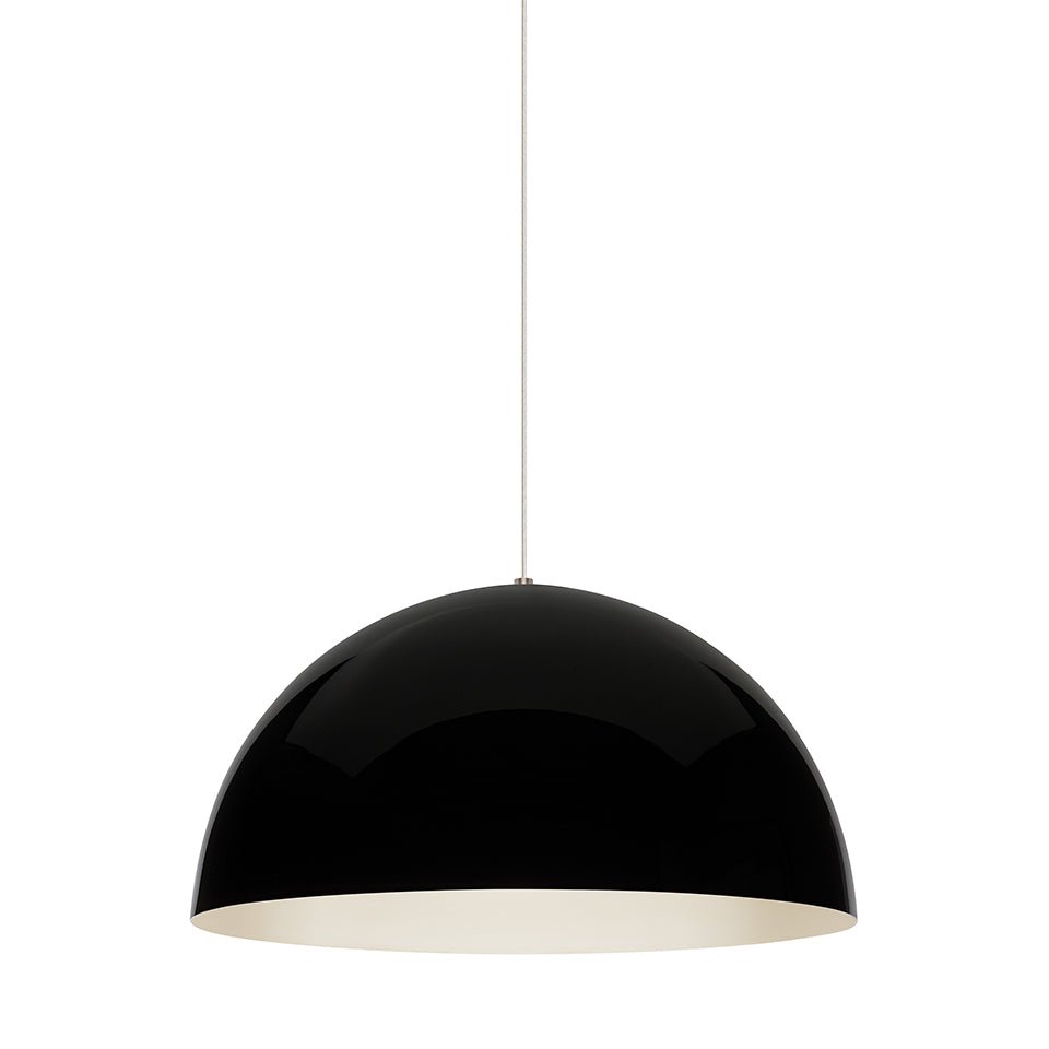 Suspension Powell Street - Noir Noir brillant/blanc Oui by Tech Lighting | Luminaires & cie
