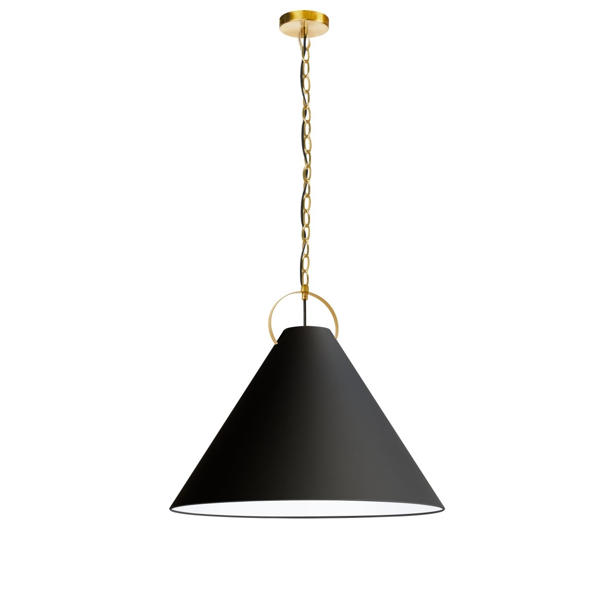 Suspension Princeton - Laiton vieilli Noir 24" by Dainolite | Luminaires & cie