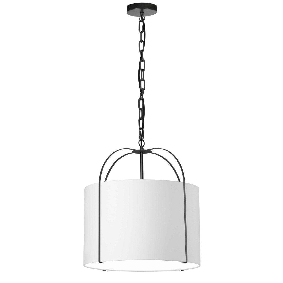 Suspension Quincy - Noir mat 18" by Dainolite | Luminaires & cie